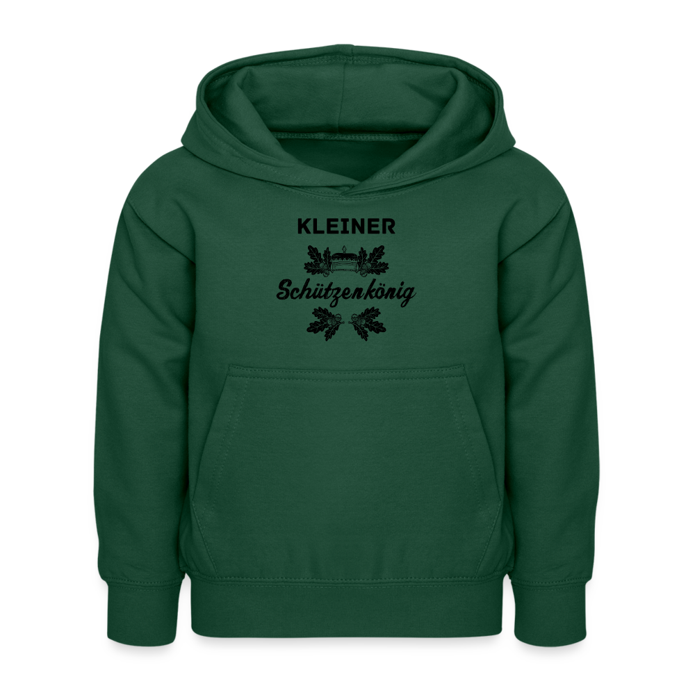 Kinder Hoodie "Kleiner Schützenkönig" - Flaschengrün