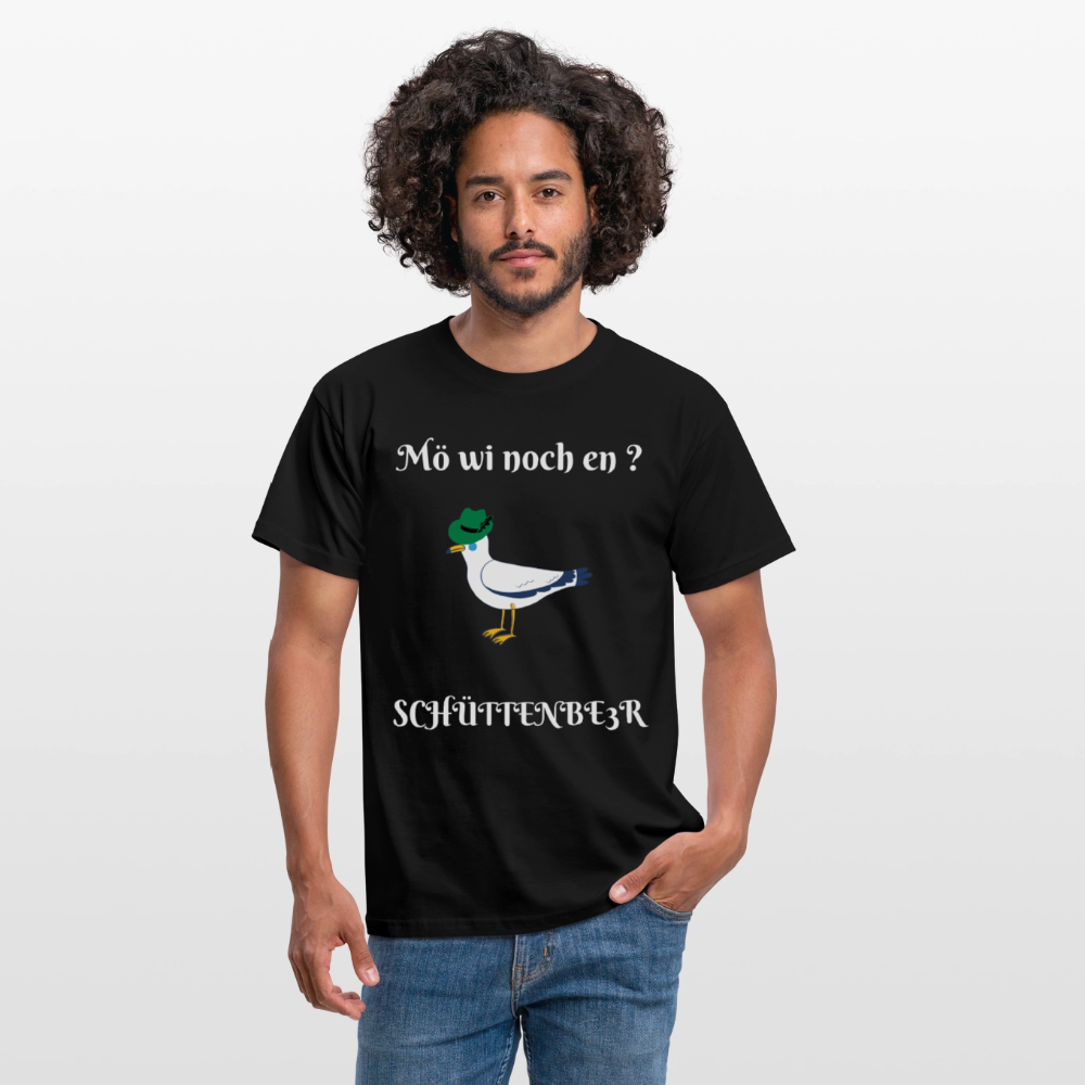 Männer T-Shirt "Mö wi noch en?" - Schwarz