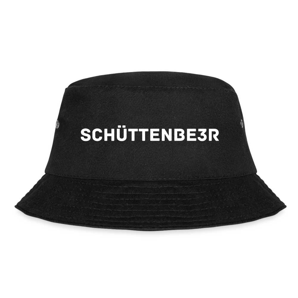 Fischerhut "SCHÜTTENBE3R" - Schwarz