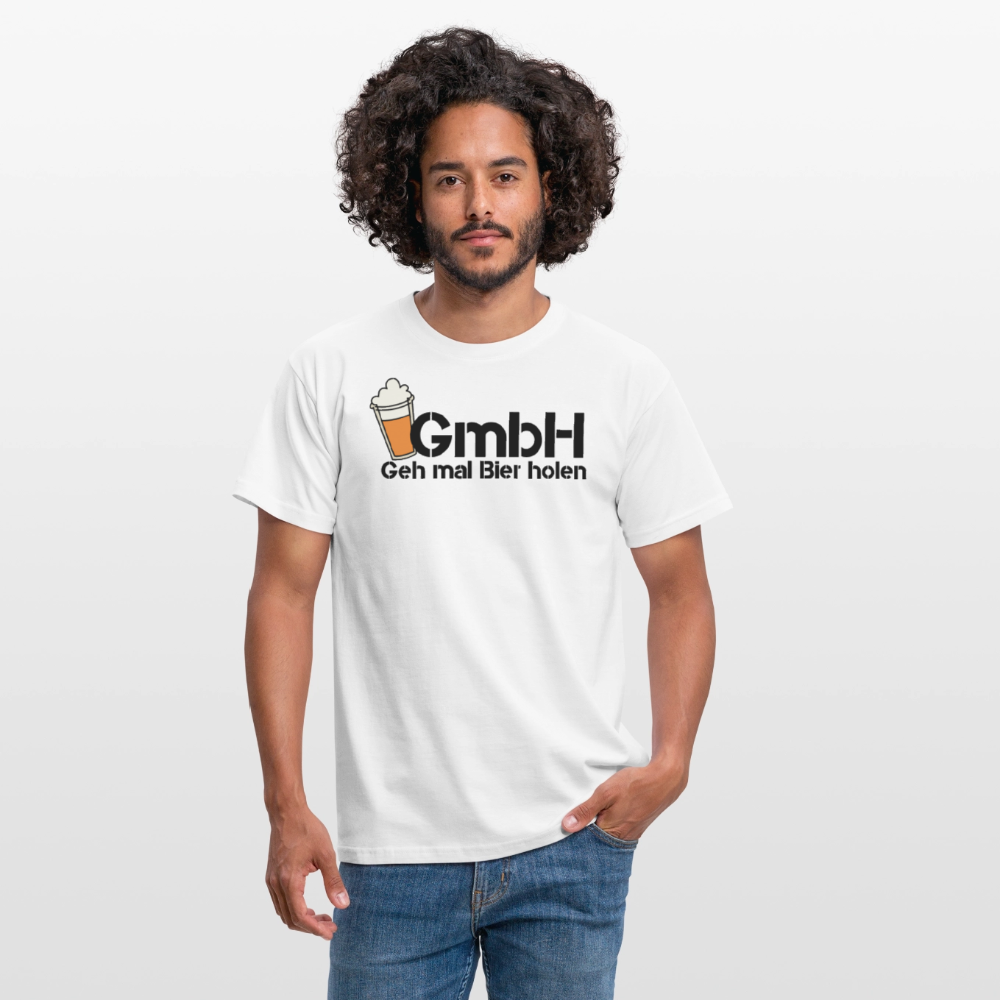 Männer T-Shirt "Geh mal Bier holen" - Weiß