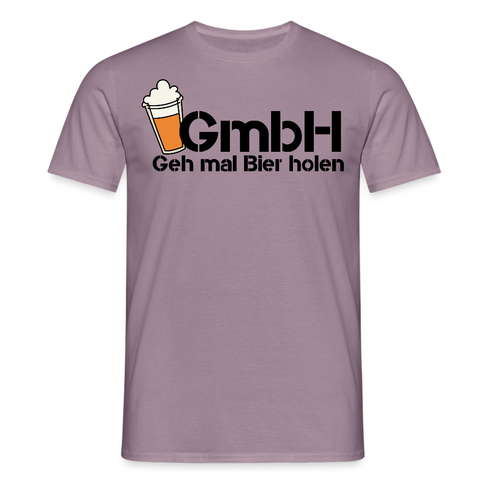 Männer T-Shirt "Geh mal Bier holen" - Lilagrau