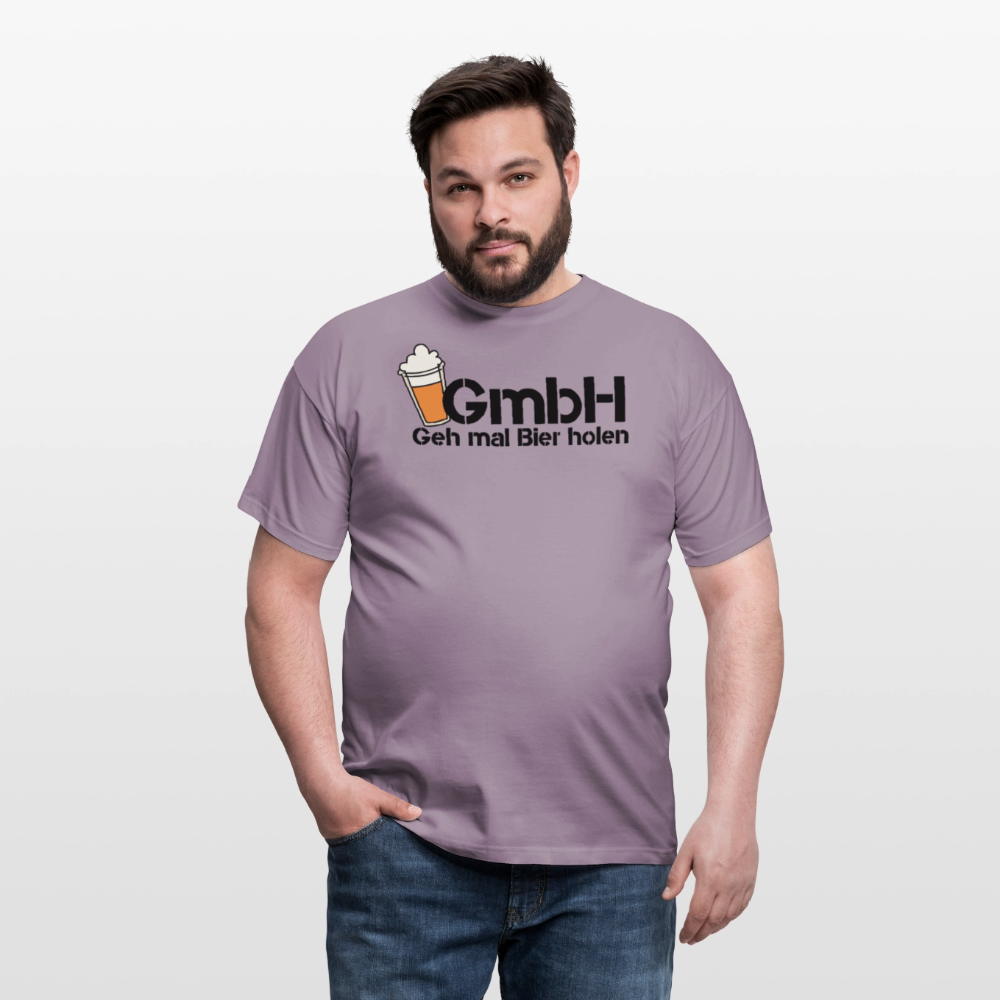 Männer T-Shirt "Geh mal Bier holen" - Lilagrau