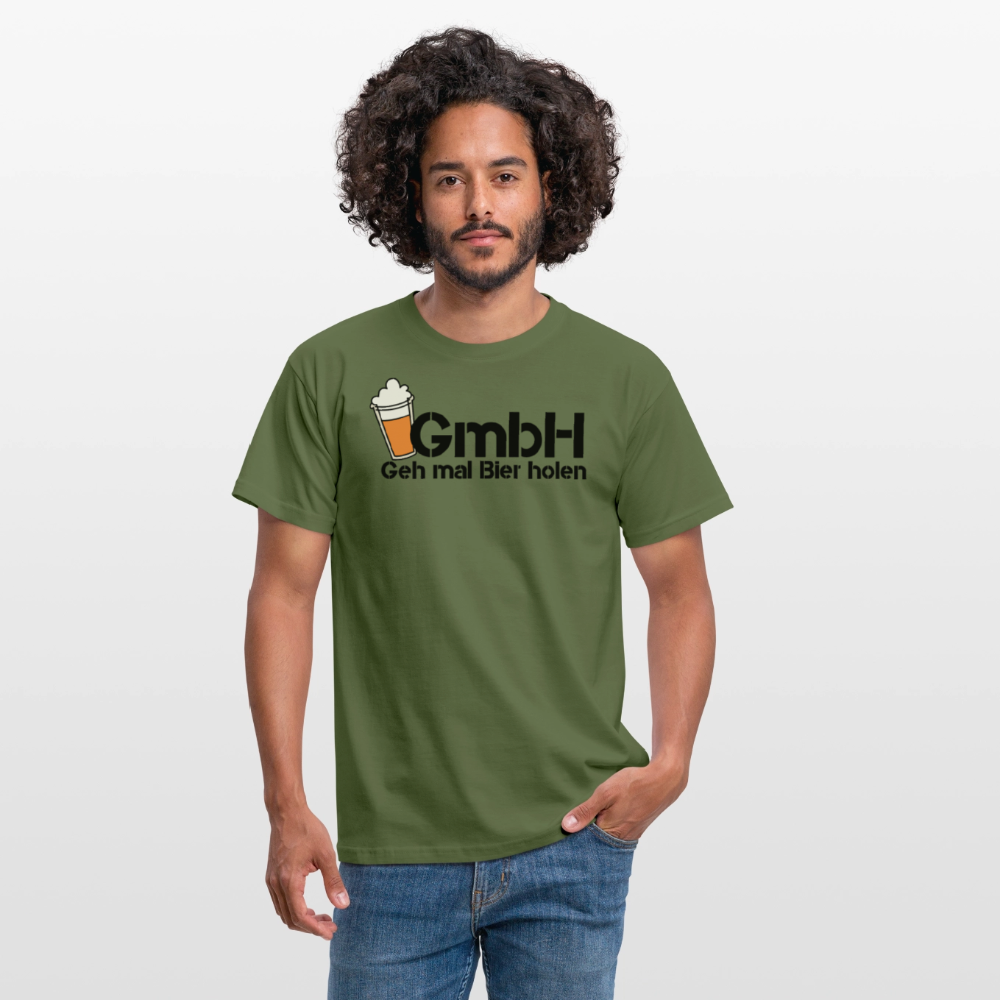 Männer T-Shirt "Geh mal Bier holen" - Militärgrün