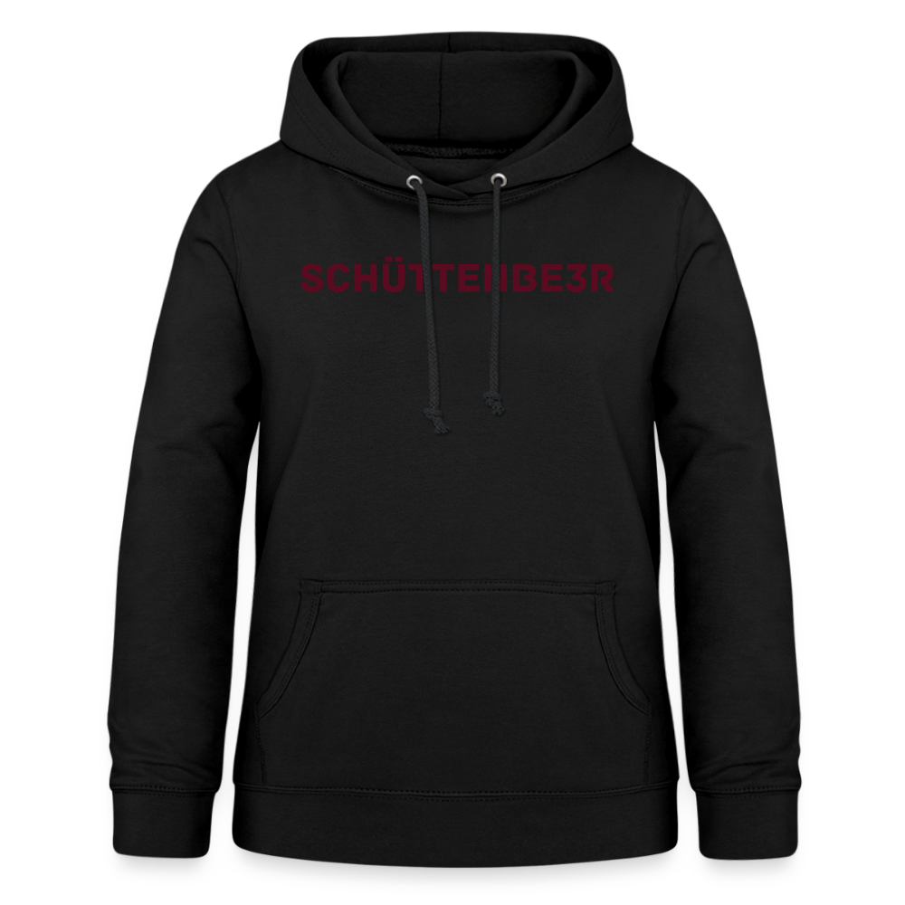 Frauen Hoodie "SCHÜTTENBE3R" - Schwarz