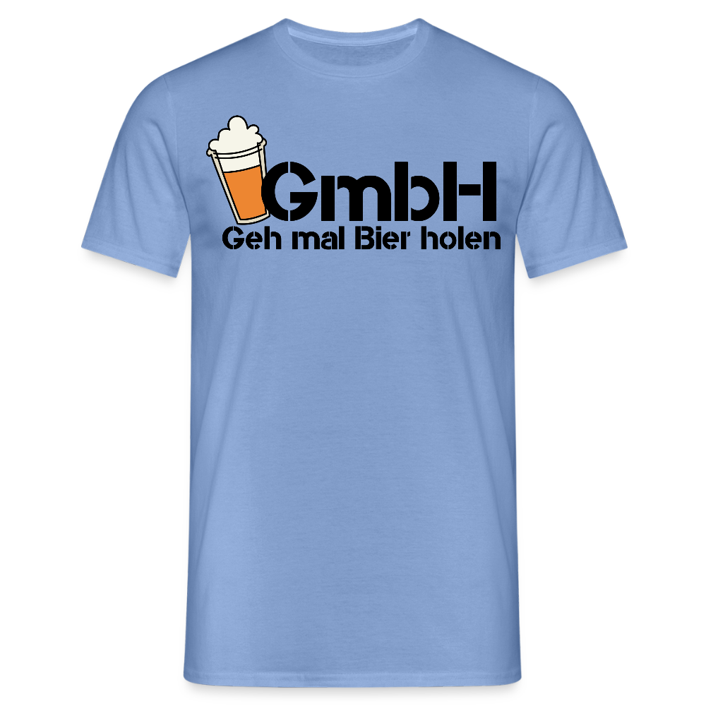 Männer T-Shirt "Geh mal Bier holen" - carolina blue