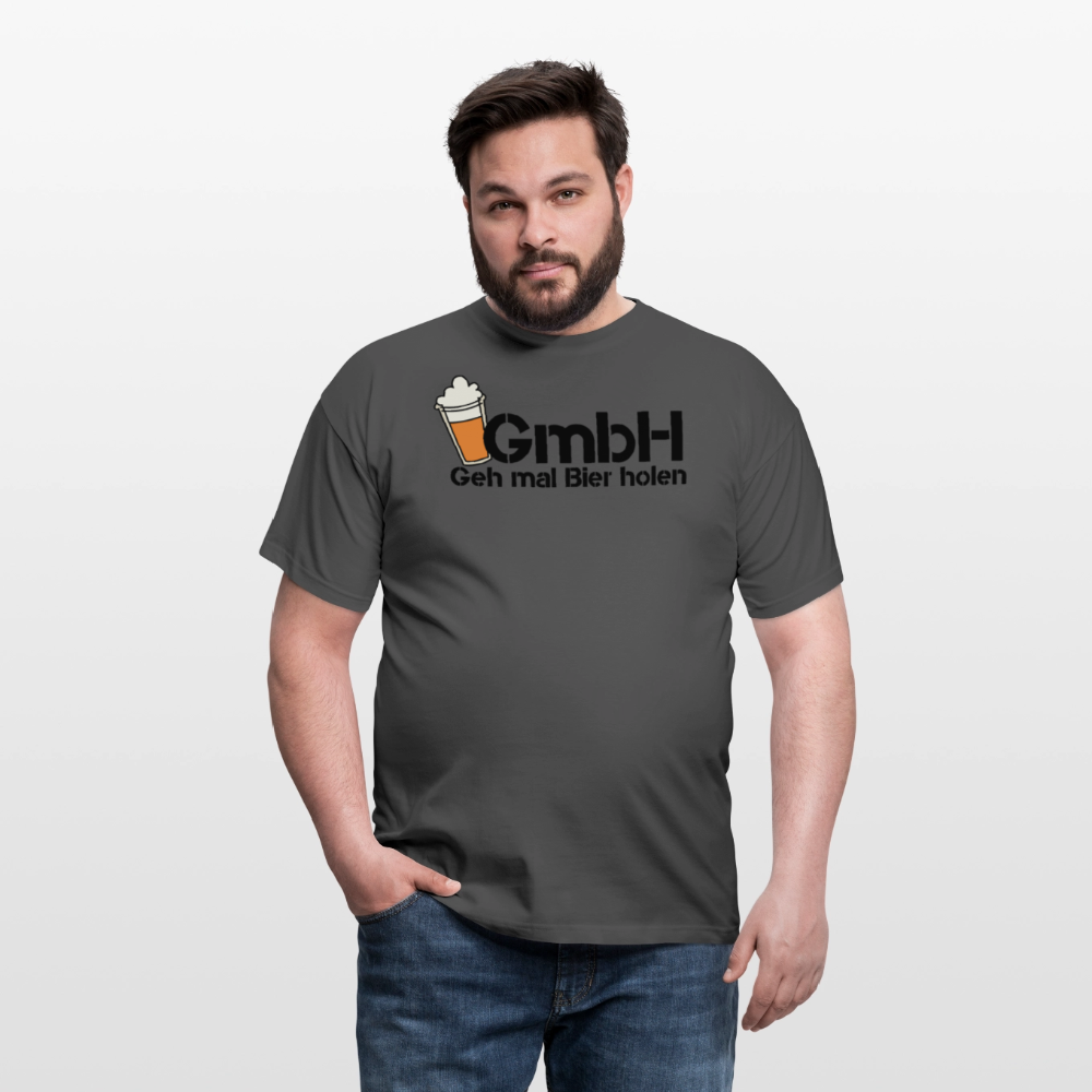 Männer T-Shirt "Geh mal Bier holen" - Anthrazit