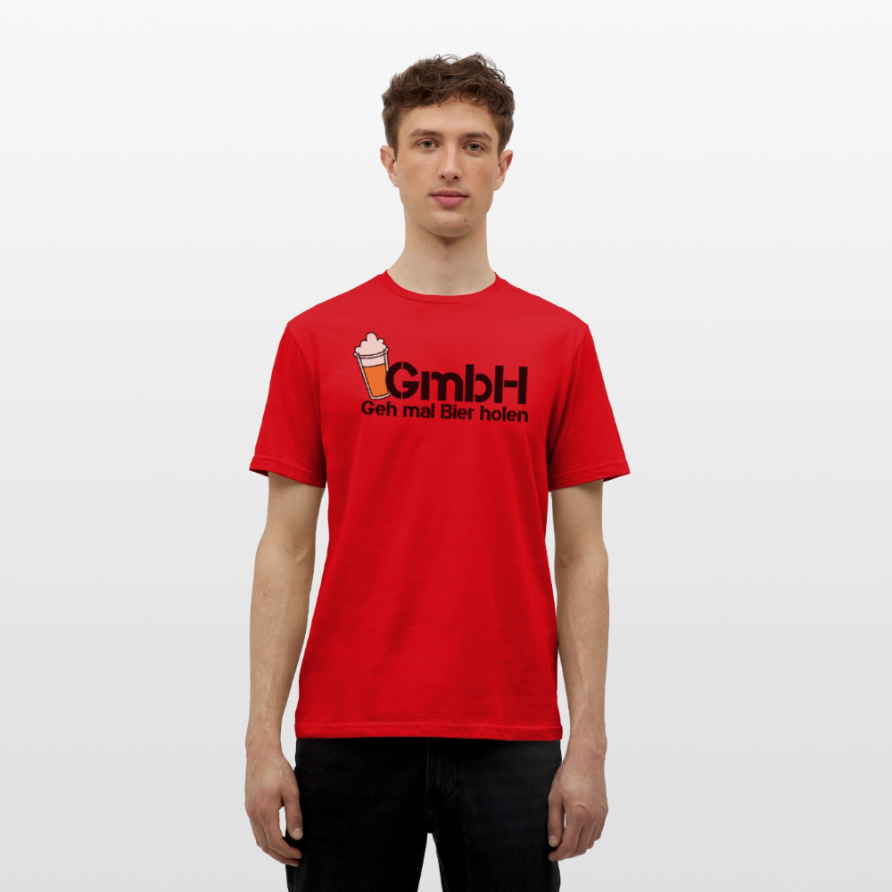 Männer T-Shirt "Geh mal Bier holen" - Rot