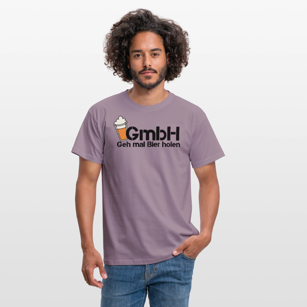 Männer T-Shirt "Geh mal Bier holen" - Lilagrau