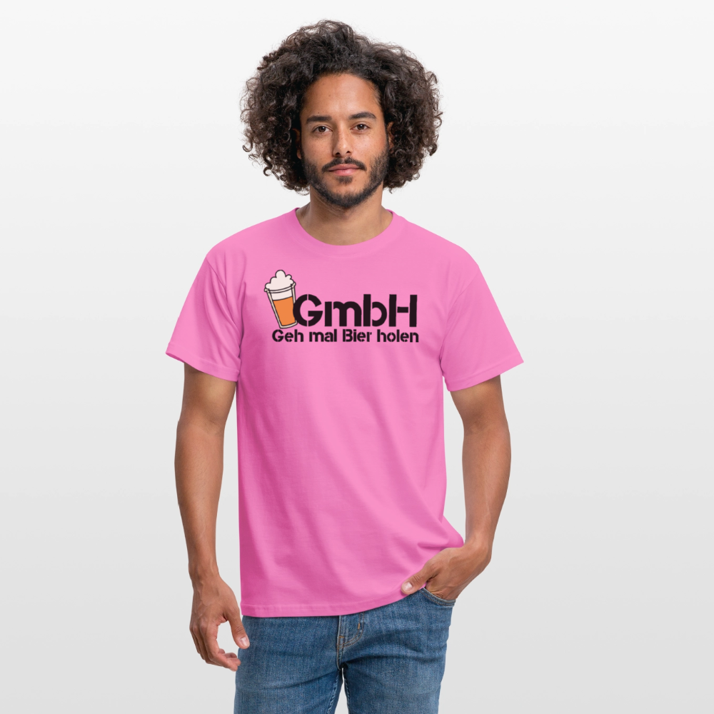 Männer T-Shirt "Geh mal Bier holen" - Pink