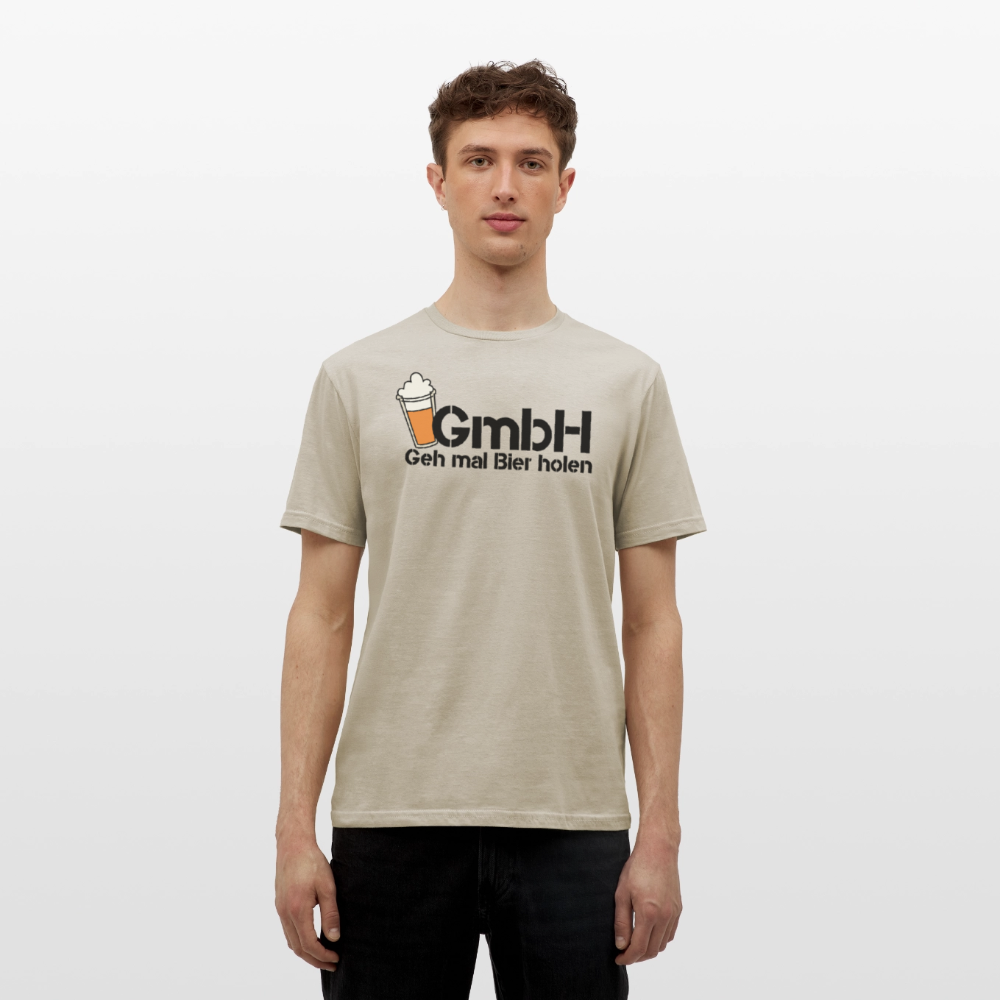 Männer T-Shirt "Geh mal Bier holen" - Sandbeige