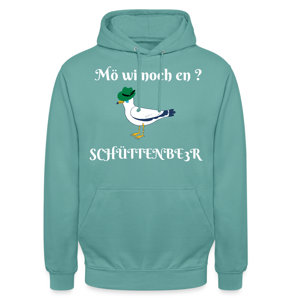 Unisex Hoodie "Mö wi noch en?" - Pastelltürkis