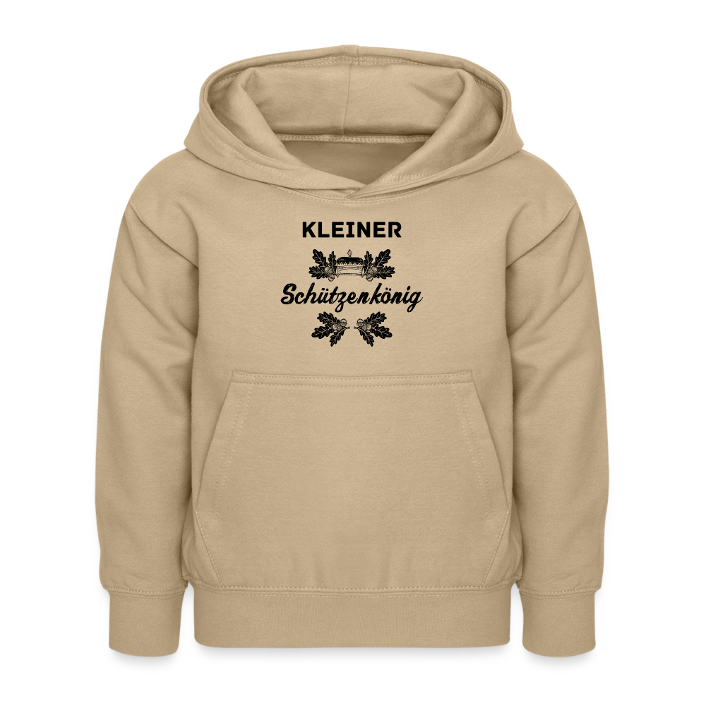 Kinder Hoodie "Kleiner Schützenkönig" - Sand
