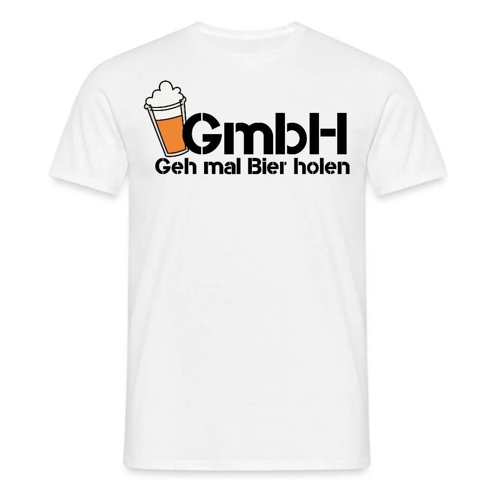 Männer T-Shirt "Geh mal Bier holen" - Weiß