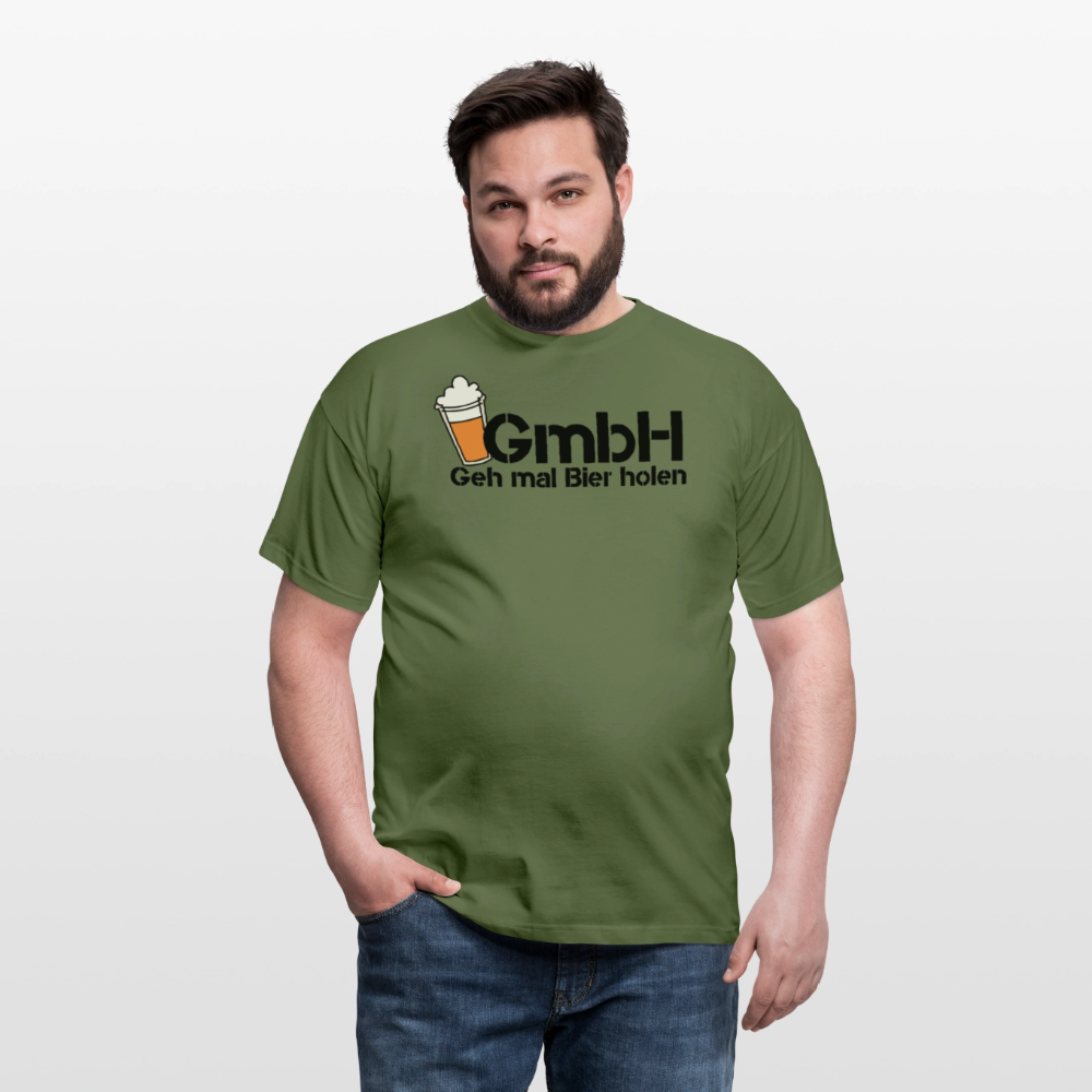 Männer T-Shirt "Geh mal Bier holen" - Militärgrün