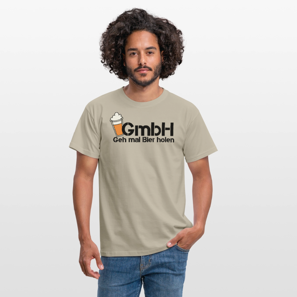 Männer T-Shirt "Geh mal Bier holen" - Sandbeige