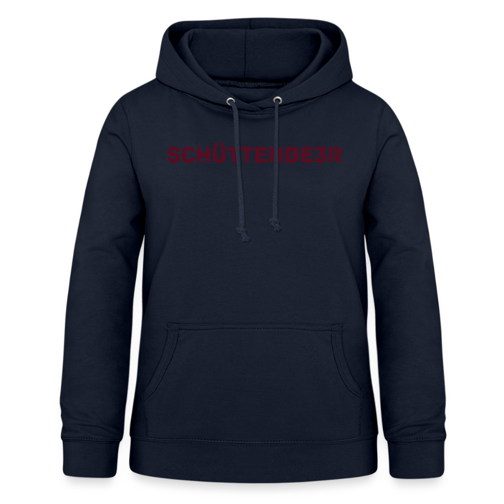 Frauen Hoodie "SCHÜTTENBE3R" - Navy