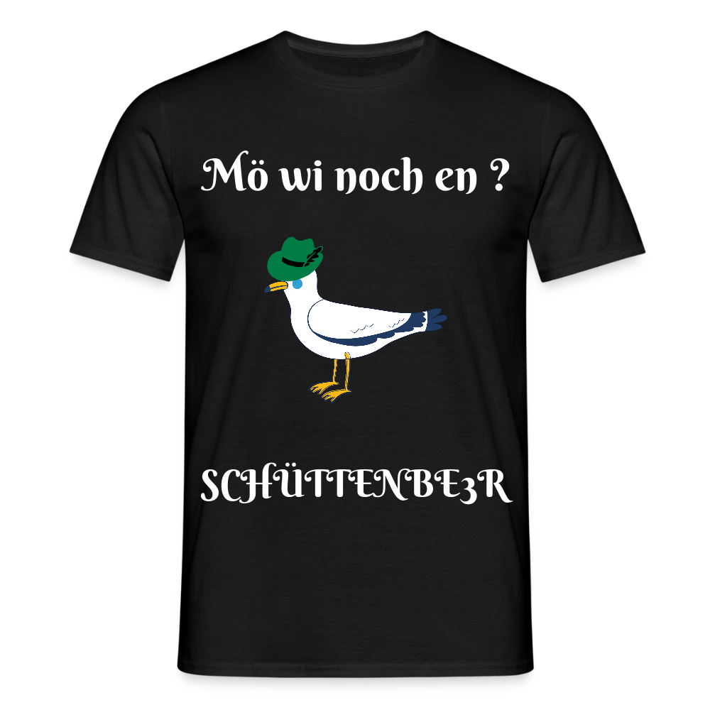 Männer T-Shirt "Mö wi noch en?" - Schwarz
