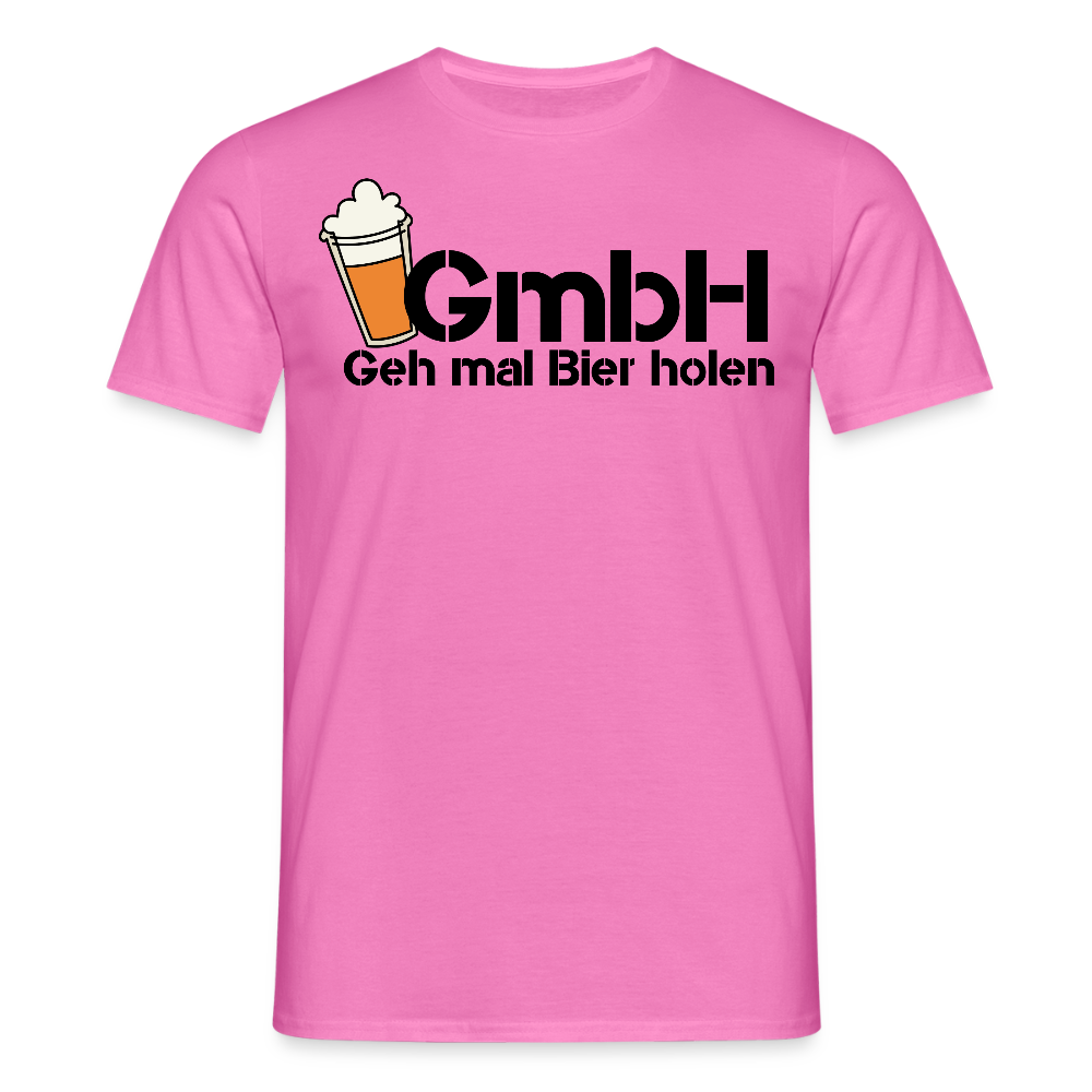 Männer T-Shirt "Geh mal Bier holen" - Pink