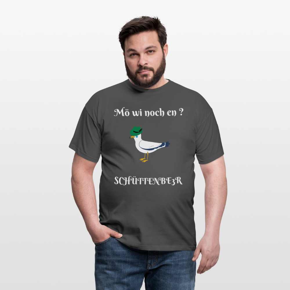 Männer T-Shirt "Mö wi noch en?" - Anthrazit