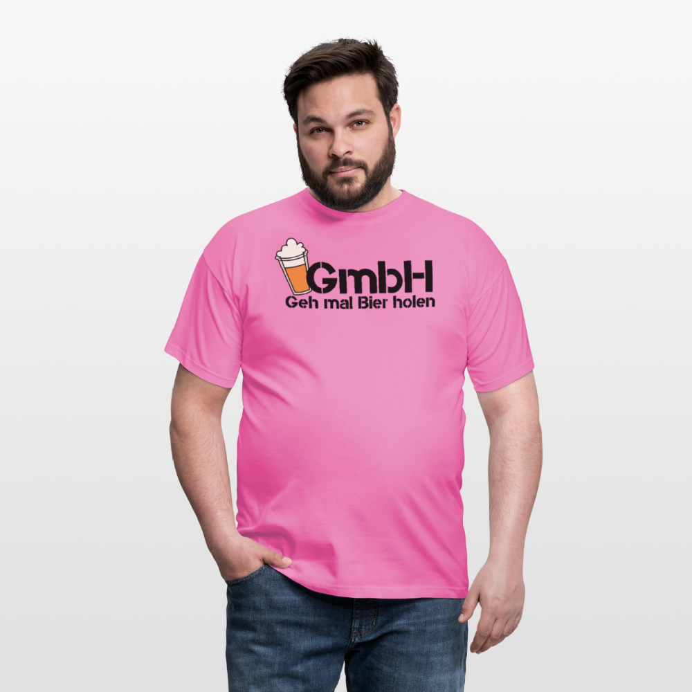 Männer T-Shirt "Geh mal Bier holen" - Pink