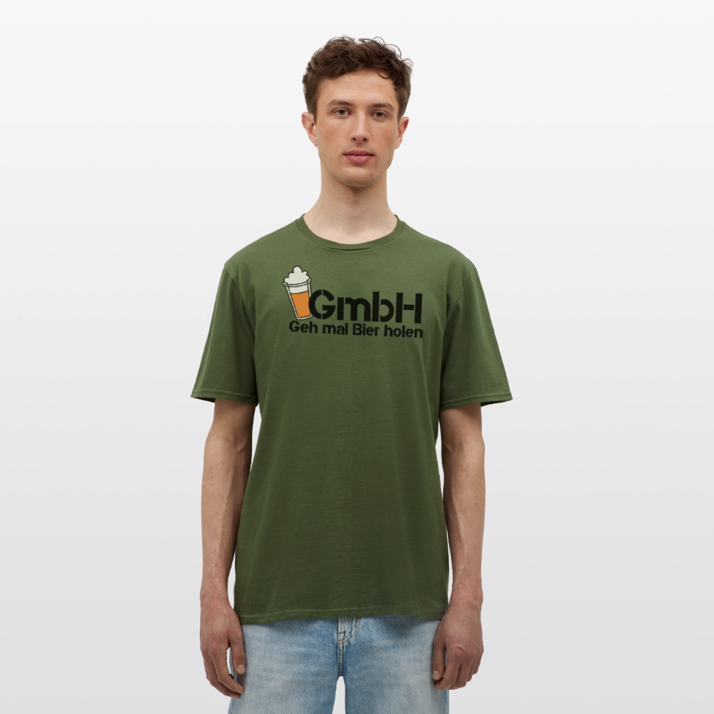 Männer T-Shirt "Geh mal Bier holen" - Militärgrün