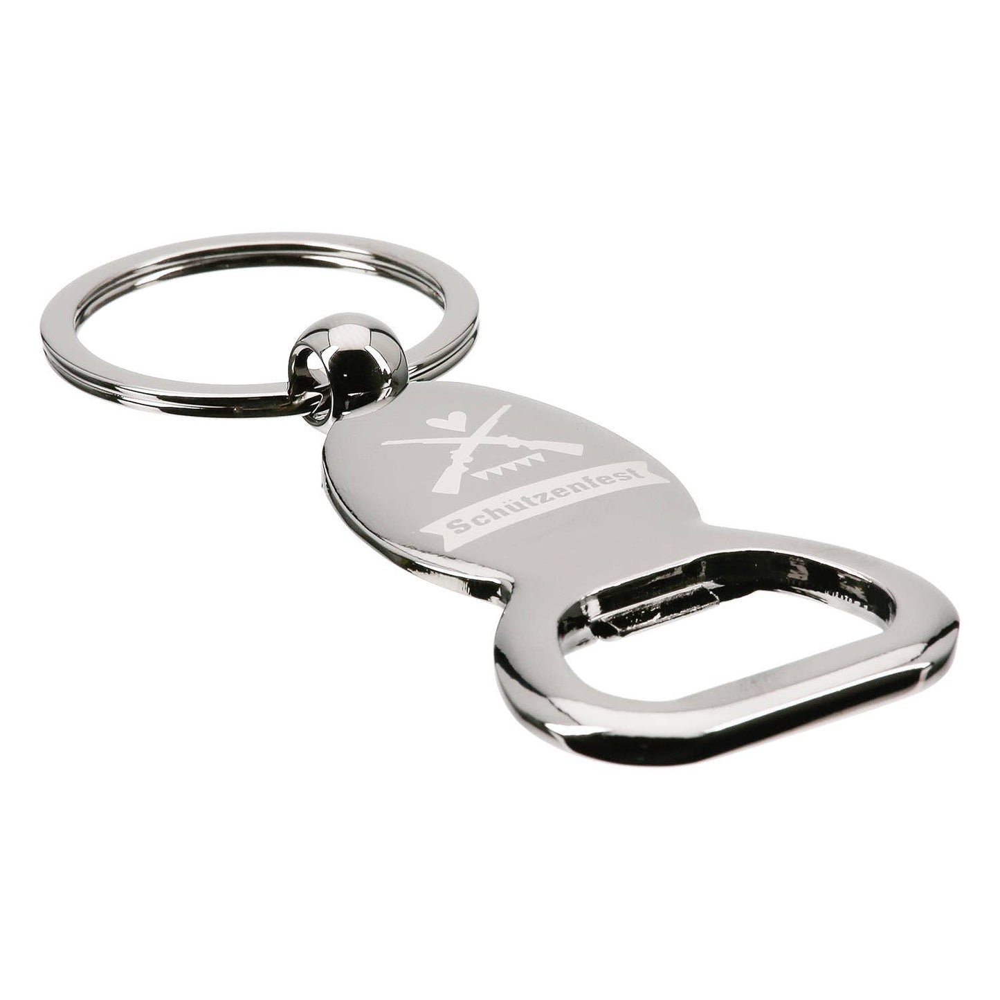 Schlüsselanhänger Schützenfest Edelstahl mit Gravur