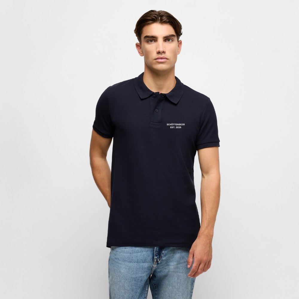Männer Polo Shirt "SCHÜTTENBE3R" - Navy