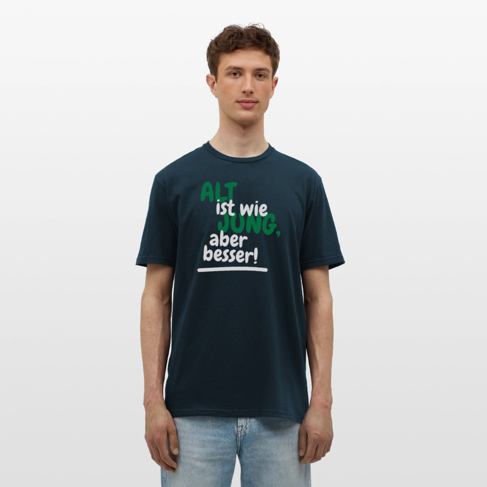 Männer T-Shirt "Alt ist wie Jung" - Navy