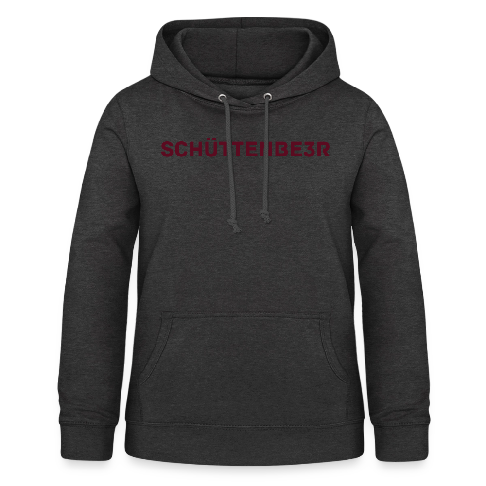 Schützenfest Frauen Hoodie "SCHÜTTENBE3R" - Anthrazit
