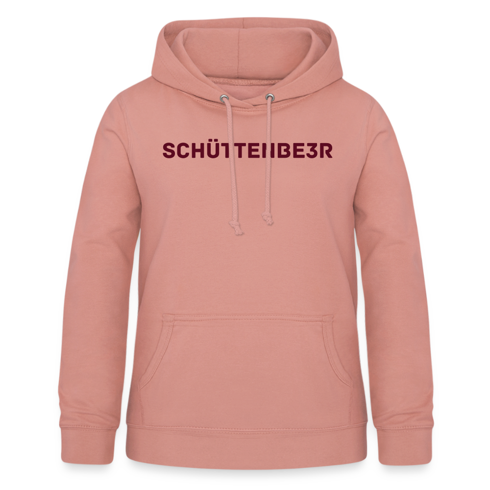 Frauen Hoodie "SCHÜTTENBE3R" - Altrosa