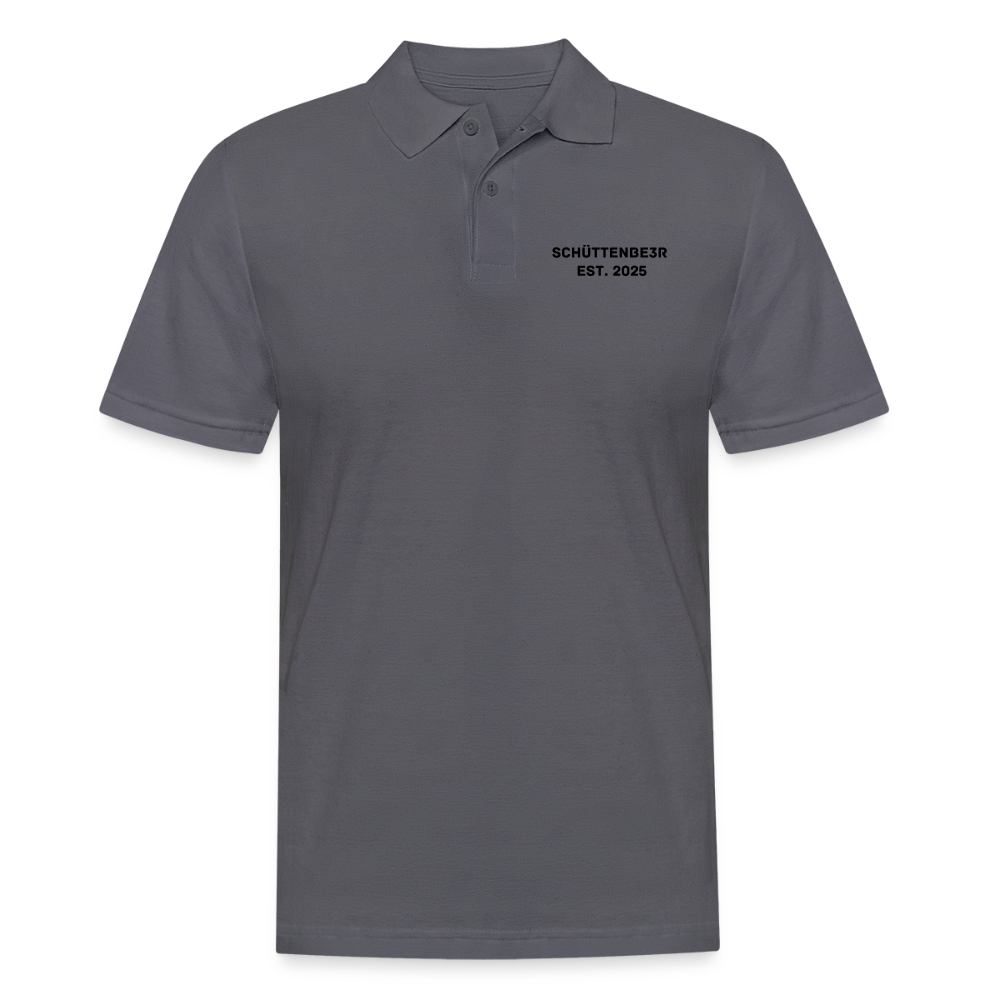 Männer Poloshirt "SCHÜTTENBE3R" - Anthrazit