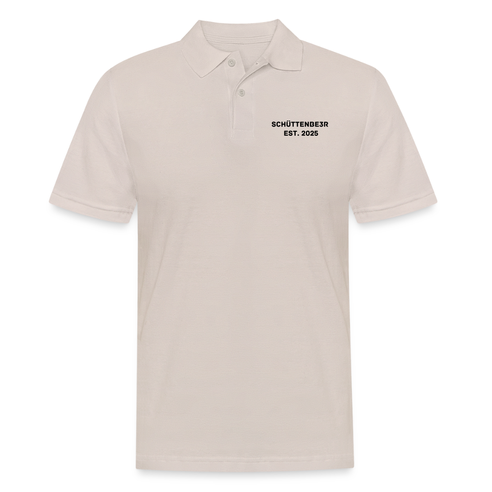 Männer Poloshirt "SCHÜTTENBE3R" - Beige