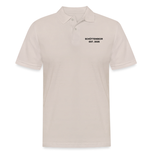 Männer Poloshirt "SCHÜTTENBE3R" - Beige