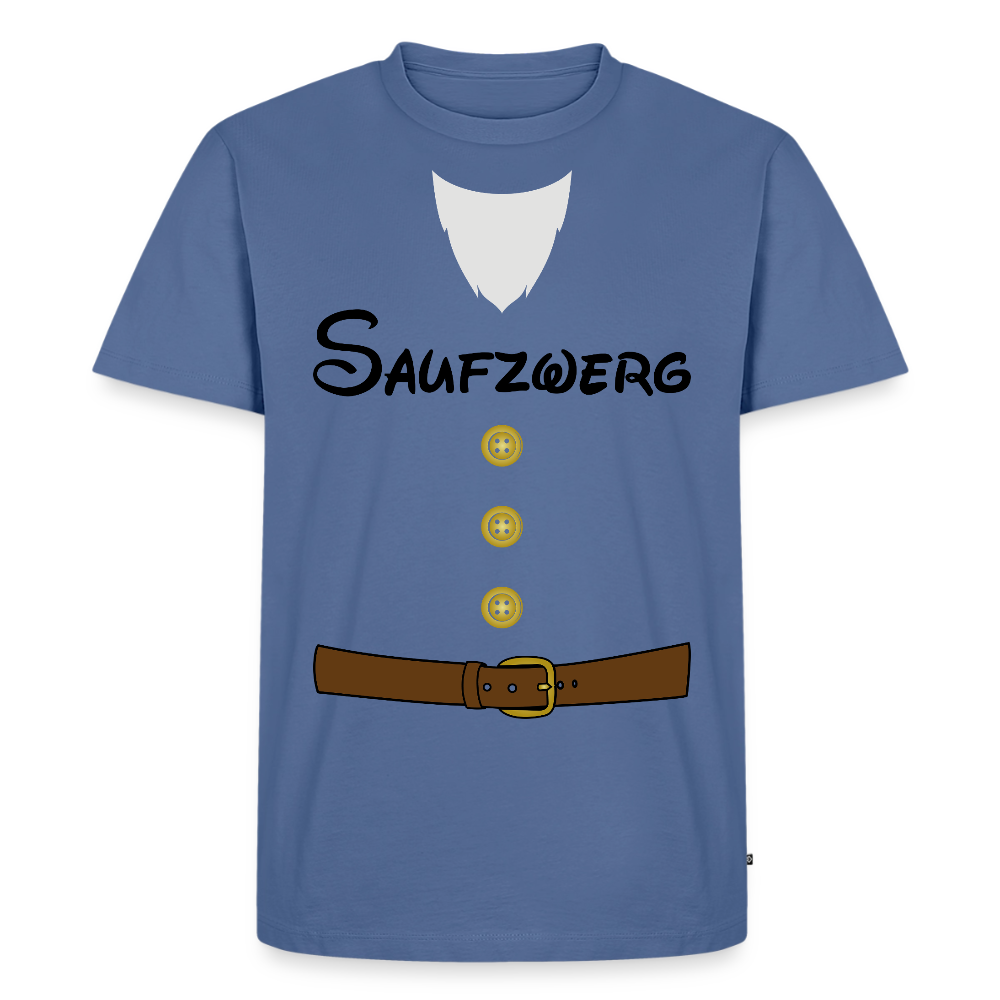 Männer T-Shirt "Saufzwerg" - Taubenblau
