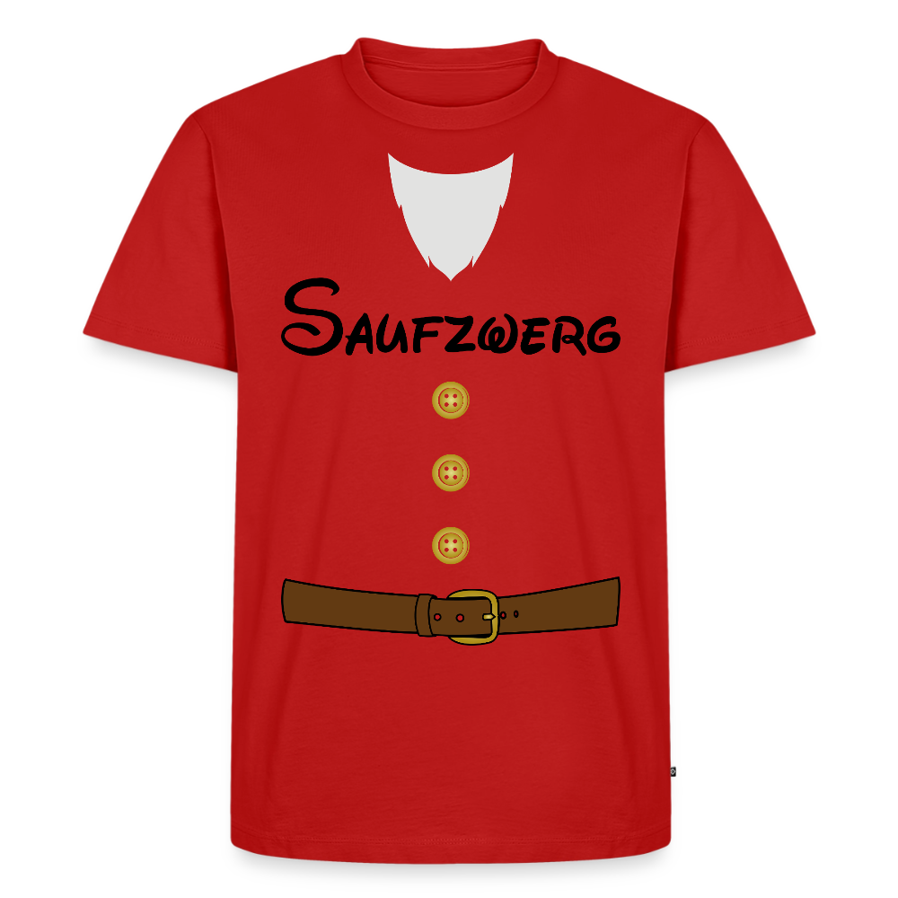 Männer T-Shirt "Saufzwerg" - Rot