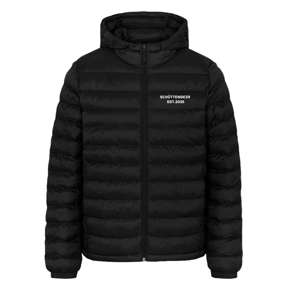 Pufferjacke Herren Leightweight "SCHÜTTENBE3R" - Schwarz