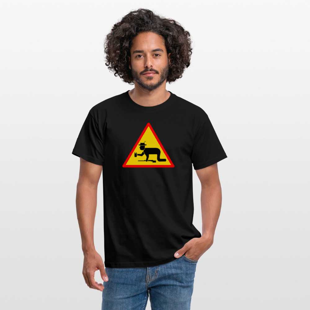 Männer T-Shirt "Achtung Schützenfest" - Schwarz