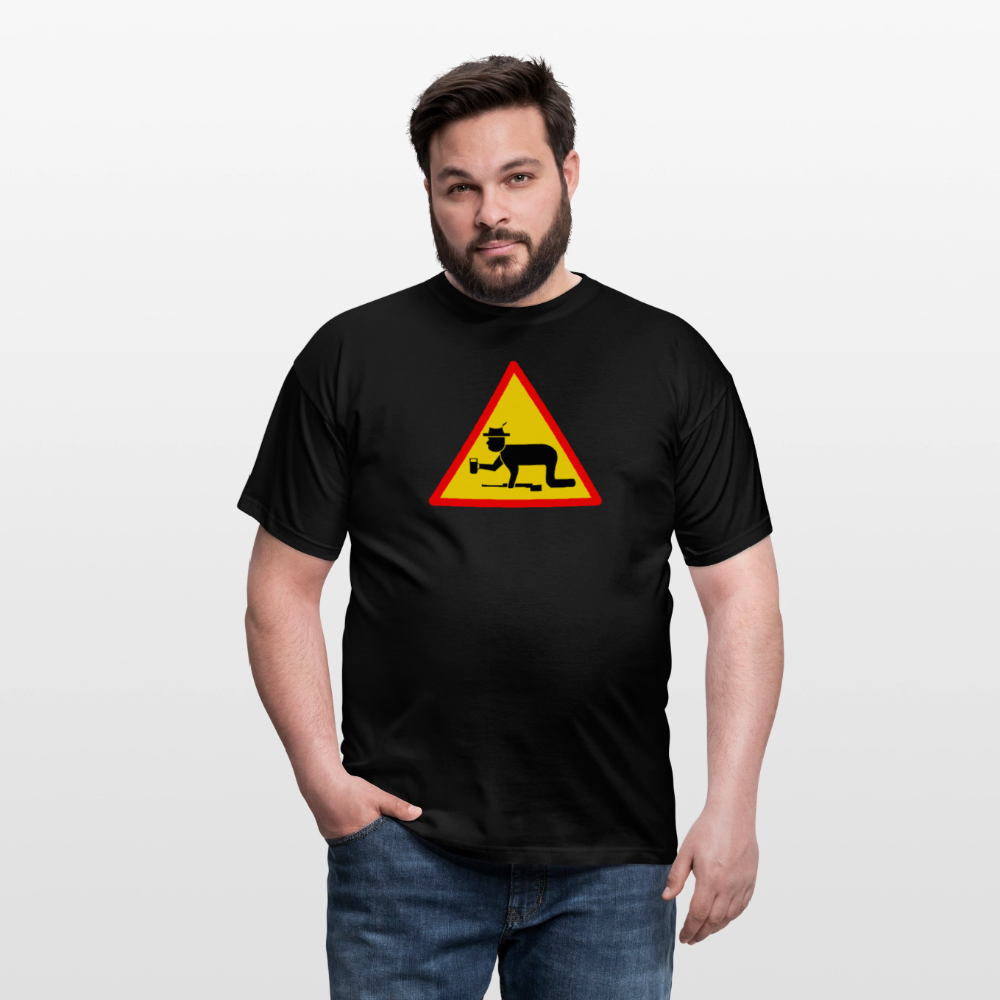 Männer T-Shirt "Achtung Schützenfest" - Schwarz