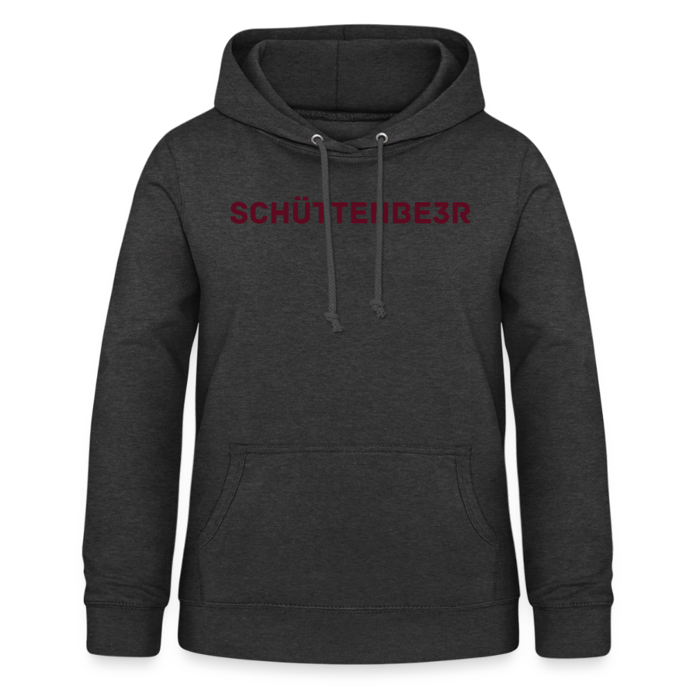 Frauen Hoodie "SCHÜTTENBE3R" - Anthrazit