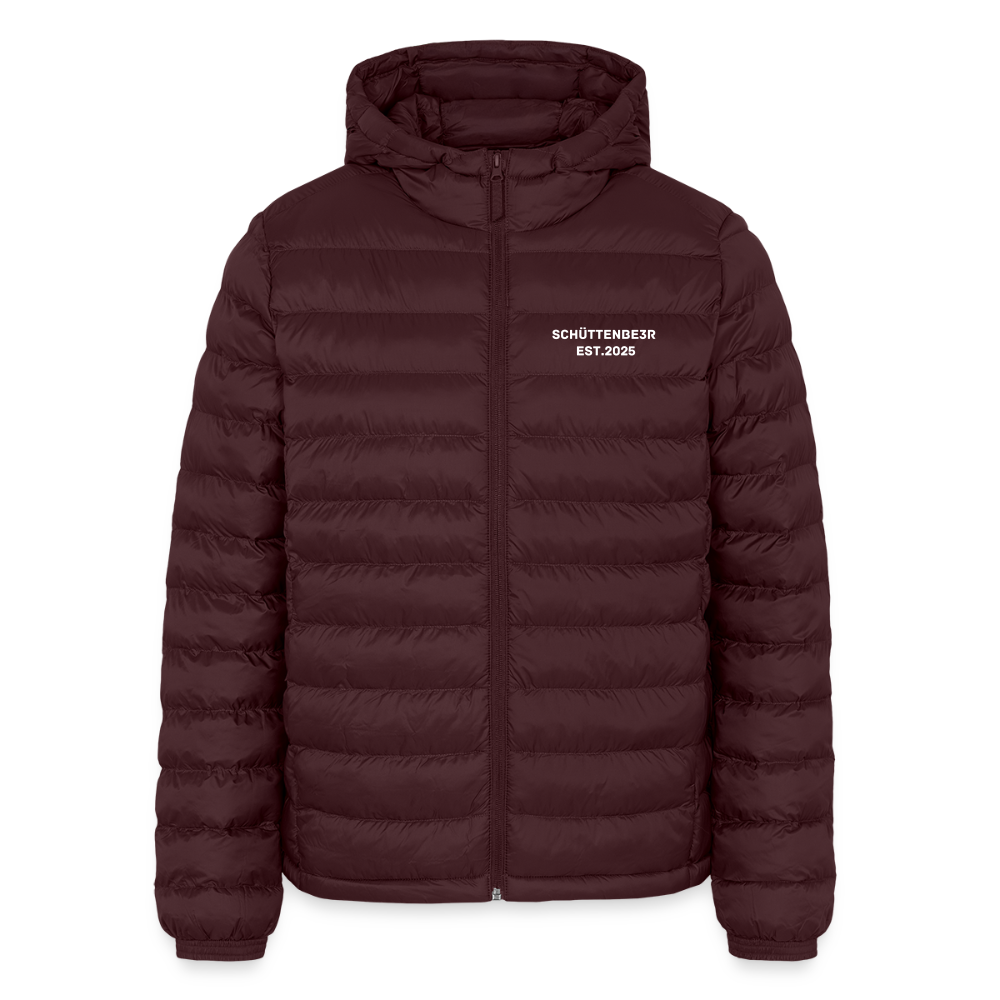 Pufferjacke Herren Leightweight "SCHÜTTENBE3R" - Maroon