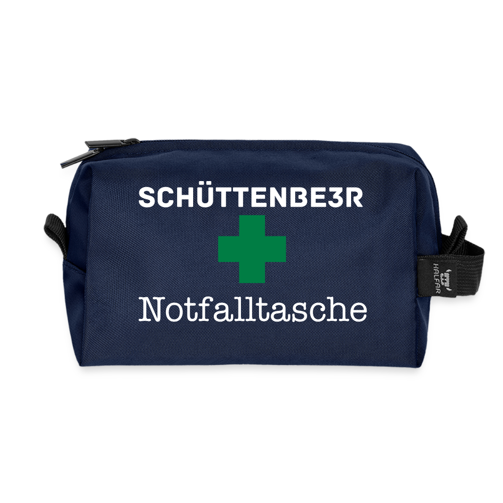 Kulturbeutel "Notfalltasche Schüttenbeer" - Navy