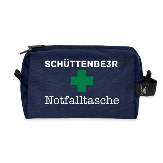 Kulturbeutel "Notfalltasche Schüttenbeer" - Navy
