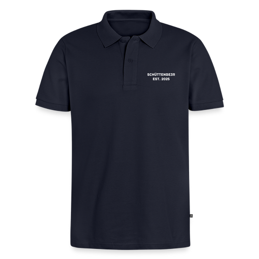 Männer Polo Shirt "SCHÜTTENBE3R" - Navy