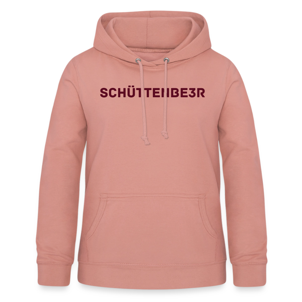 Schützenfest Frauen Hoodie "SCHÜTTENBE3R" - Altrosa