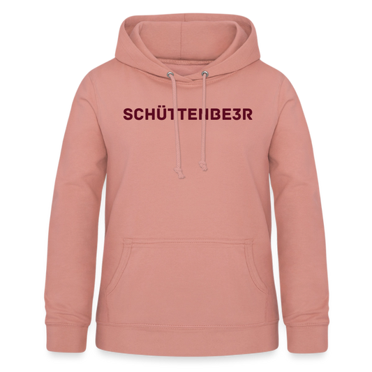 Schützenfest Frauen Hoodie "SCHÜTTENBE3R" - Altrosa