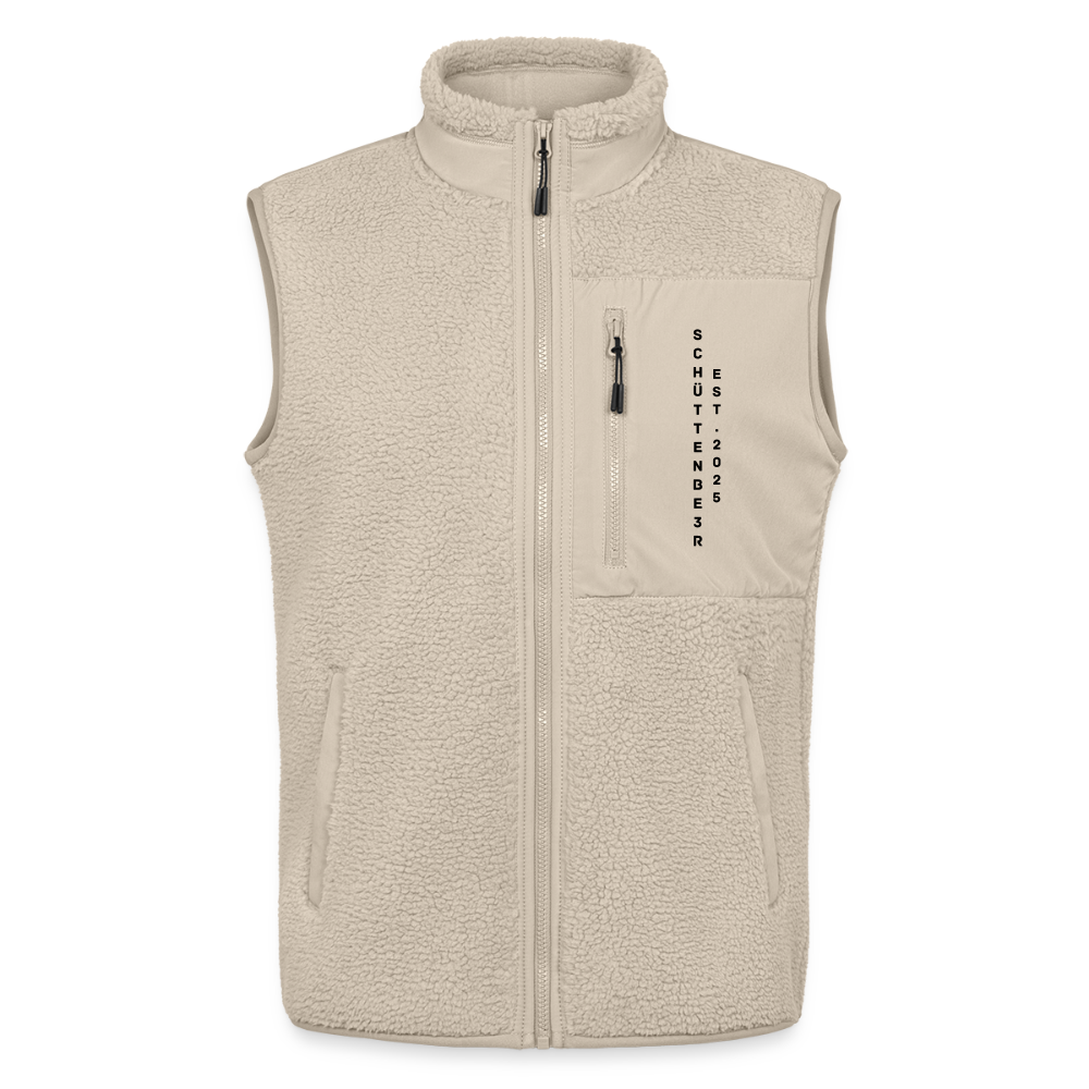 Sherpa-Weste Unisex "SCHÜTTENBE3R* - Beige