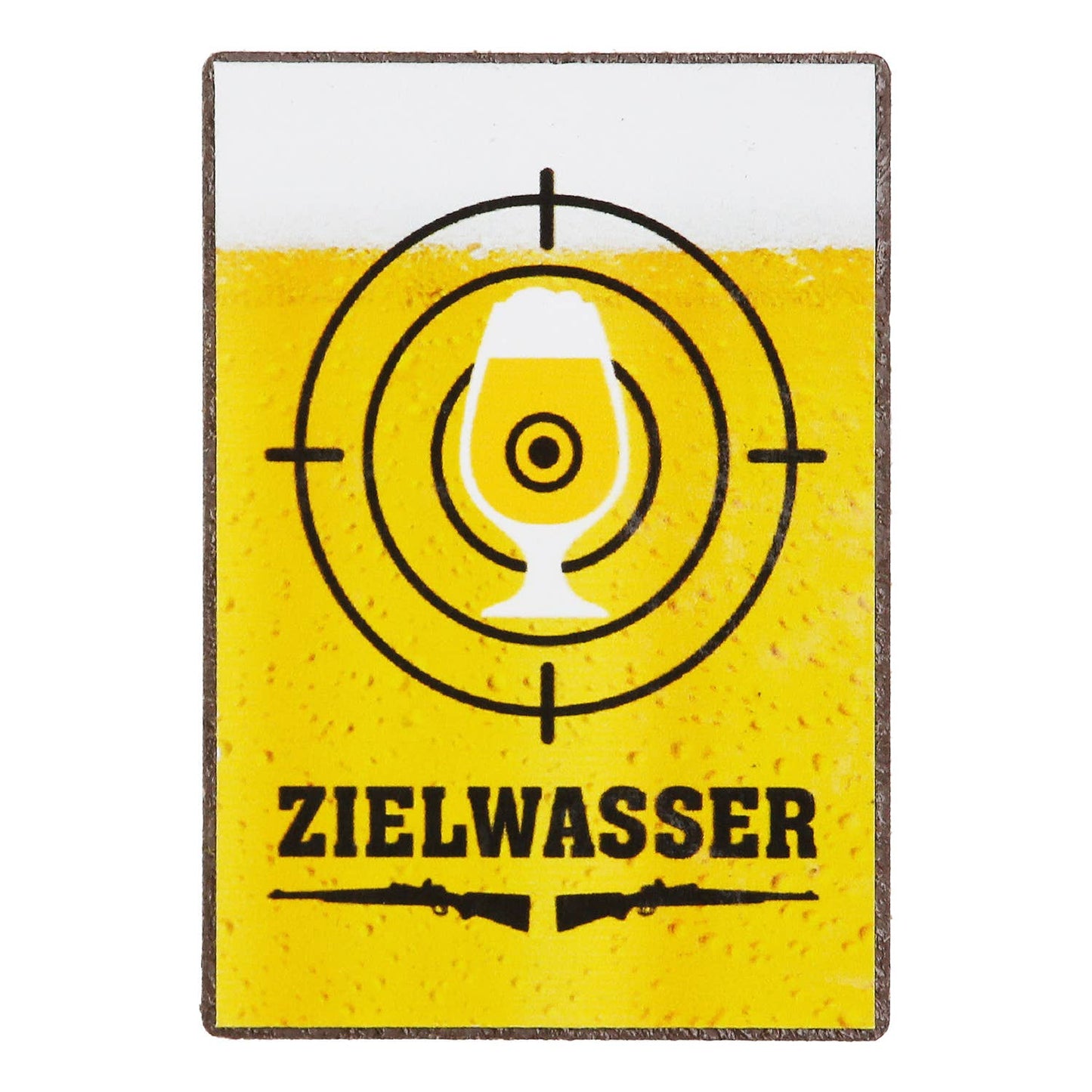 Magnet rechteckig Schützenfest 4-sort. grün H. 5 cm vers. Motive