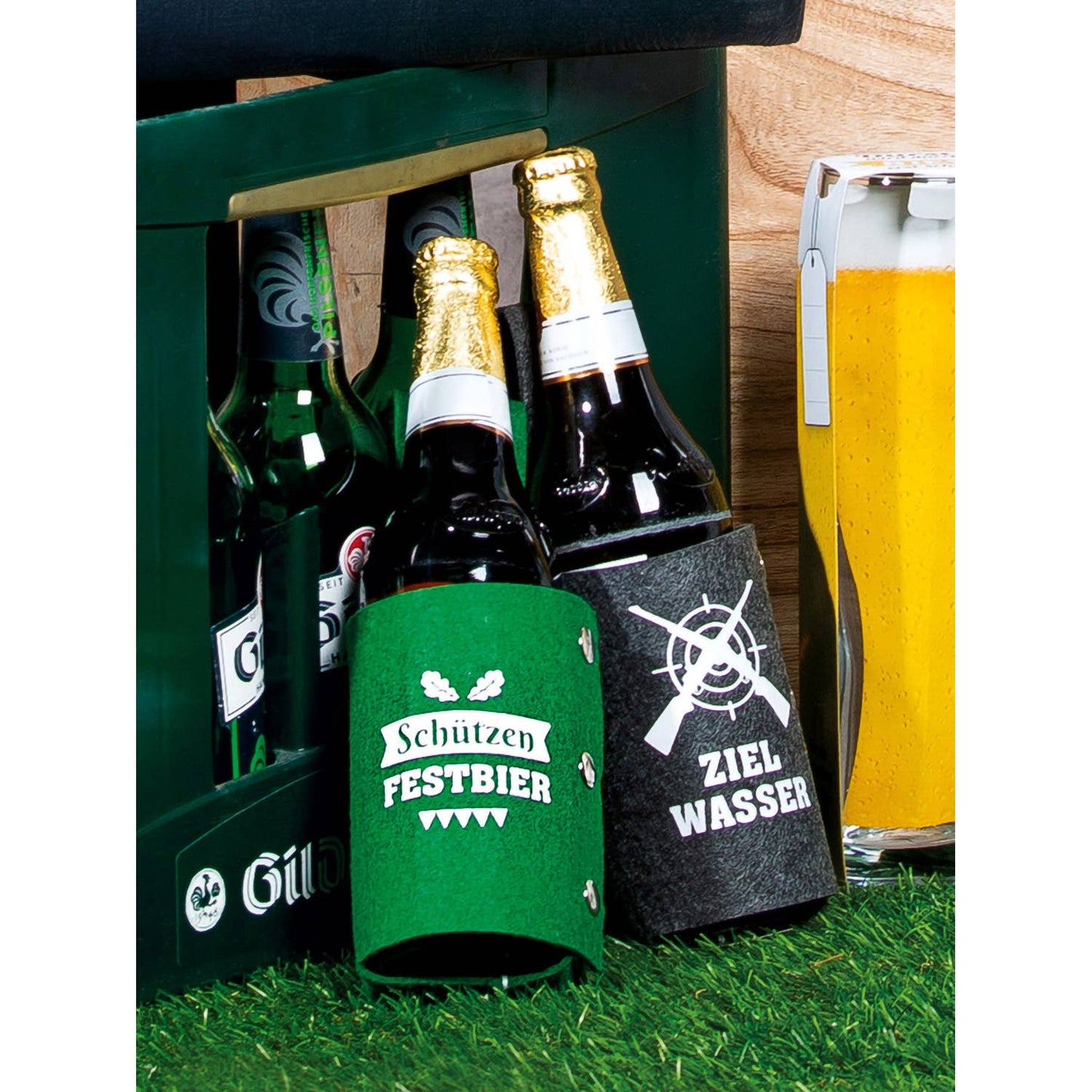 Flaschenhalfter Schützenfest H.24 m versch. Sorten