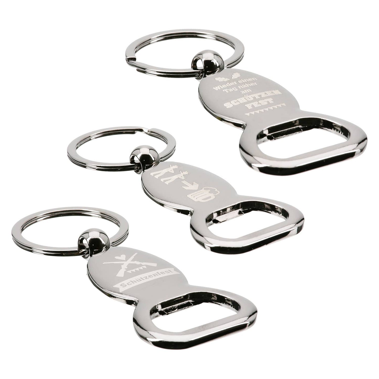 Schlüsselanhänger Schützenfest Edelstahl mit Gravur