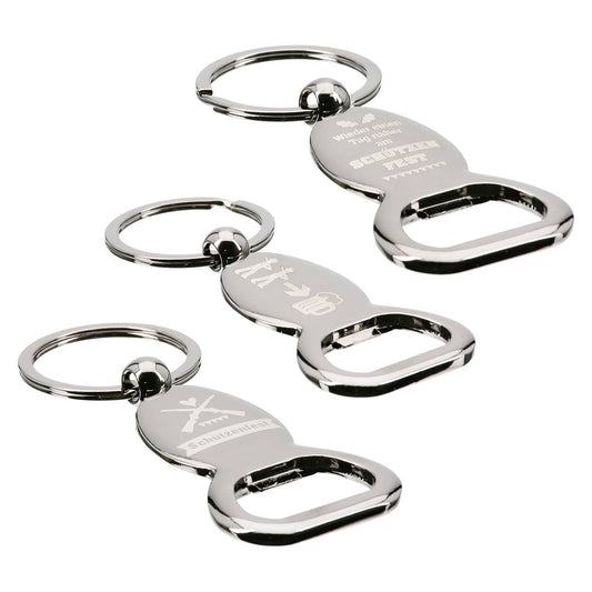 Schlüsselanhänger Schützenfest Edelstahl mit Gravur